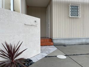 濡れない導線の家