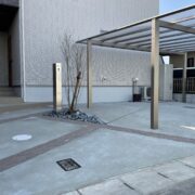 オスポール＋アクセントアプローチの家